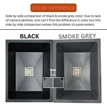 AKIBA QUARTZ SINK (SMOKE GREY)