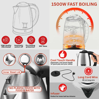 Portable electric kettle