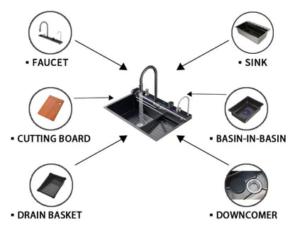 AKIBA PIANO SINK (7 BUTTONS)