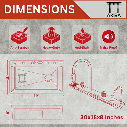 Piano Sink dimensions