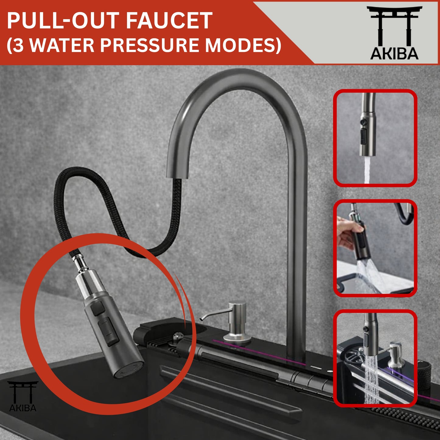 pull out faucet