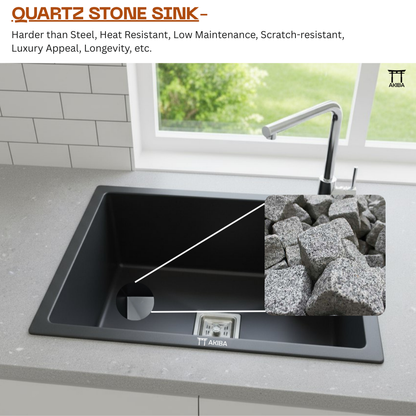 AKIBA QUARTZ SINK (BLACK)