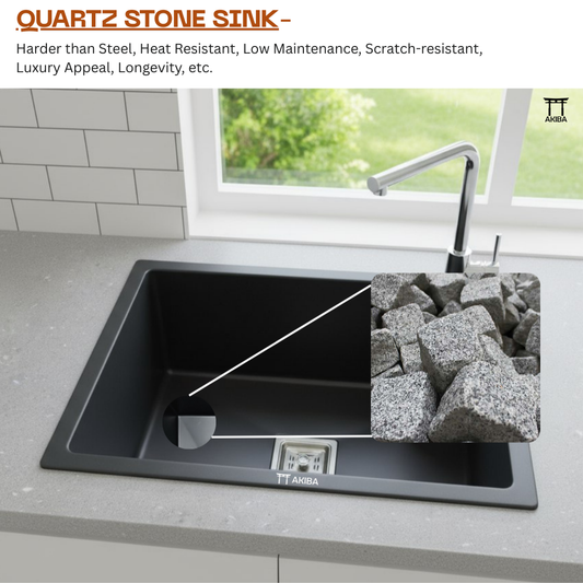 AKIBA QUARTZ SINK (BLACK)