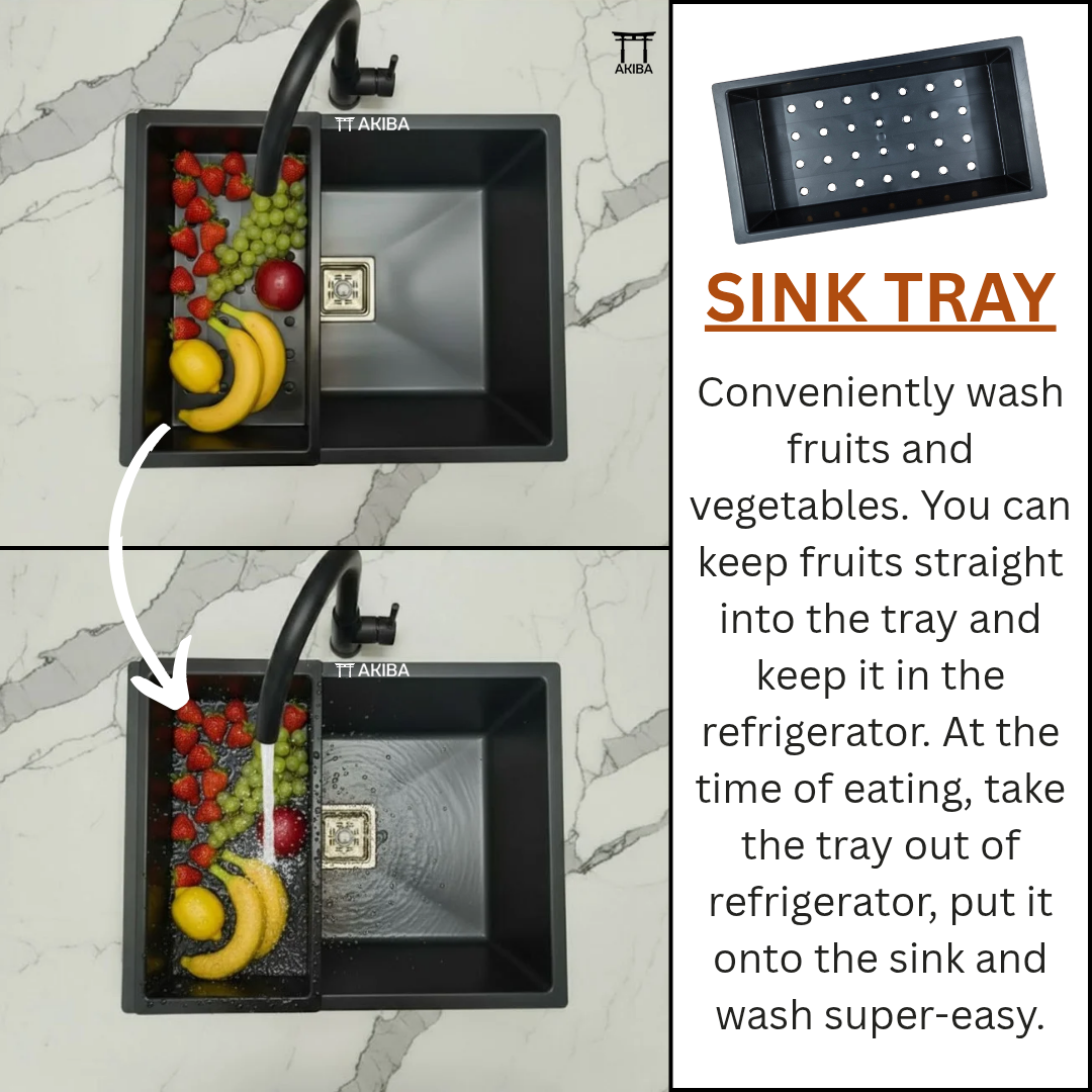 AKIBA QUARTZ SINK (SMOKE GREY)