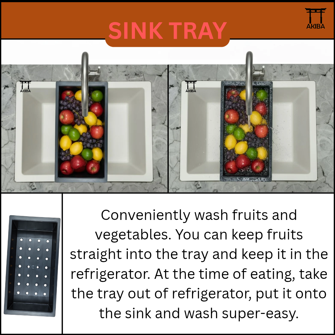 AKIBA QUARTZ SINK (WHITE)