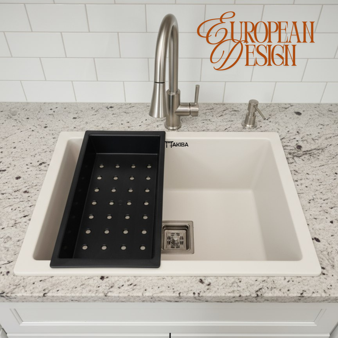AKIBA QUARTZ SINK (WHITE)