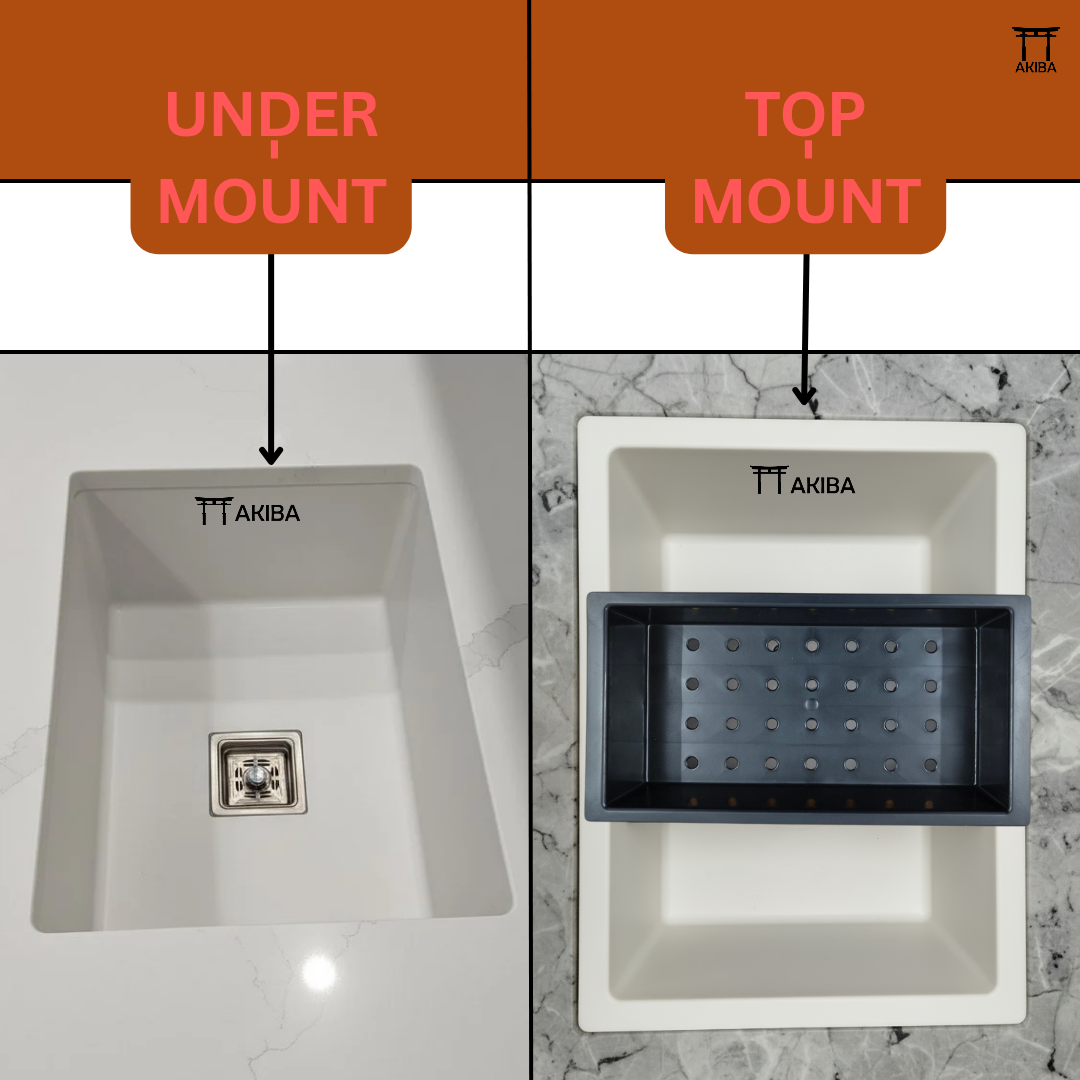 AKIBA QUARTZ SINK (WHITE)