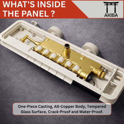 Akiba Digital Shower Set (Urban Rain)