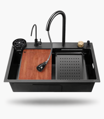 waterfall kitchen sink