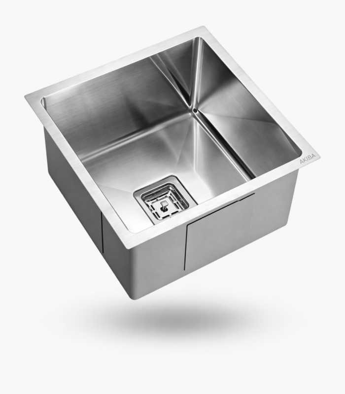 handmade kitchen sink 16x18