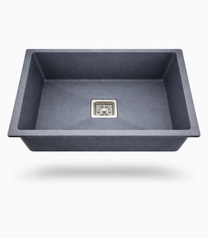 quartz kitchen sink grey